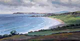Whitepark Bay, Country Antrim Signed Oil on canvas 40.5 x 76cm ++One or two minor blemishes and a few small spots of dirt, generally good condition by Charles McAuley, Oil on canvas, offered Jun 2019