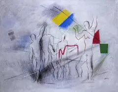 Untitled by Alexandre Fasini, Oil on canvas, sold Jun 2019