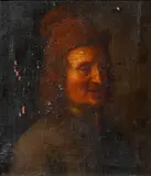 Portrait of a gentleman by Dutch School, oil on canvas laid down on panel, sold Nov 2014