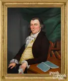 portrait of David Brickell Kerr (1749-1814) by Charles Peale Polk, oil on canvas, sold Apr 2022