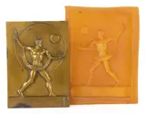 Untitled by Felix Wehls de Weldon, BRONZE AEROSPACE AWARD WITH ORIGINAL MOLD, sold Apr 2023