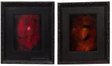 FANTASY PAINTINGS, LOT OF TWO by Helen Struven, oil on board, sold Apr 2023