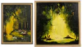 THE WATERFALL by Helen Struven, oil on canvas, sold Apr 2023