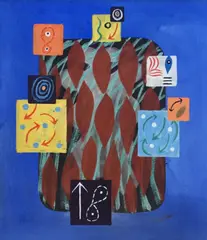 Other Languages (No. 1) by Marc Salz, 2005, Watercolor, gouache, sold Mar 2021