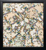 Abstract Composition by Alexander Kazakov, 2005, Oil on canvas, sold Mar 2021
