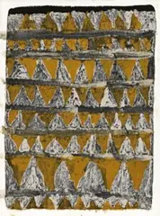 Untitled by Timothy Cook, 1997, natural earth pigments with synthetic binder on paper, sold Mar 2015