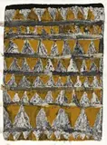Untitled by Timothy Cook, 1997, natural earth pigments with synthetic binder on paper, sold Mar 2015