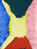 Untitled by Sandy Brumby, 2011, synthetic polymer paint on composition board, sold Mar 2015