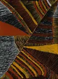 Untitled by Kutuwulumi Purawarrumpatu, natural earth pigments on paper, sold Nov 2014