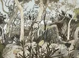 Berry Island by Cressida Campbell, 1992, hand painted and incised woodblock, sold Nov 2014