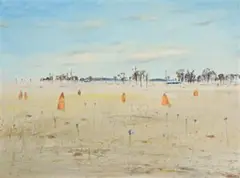 Wimmera Landscape by Arthur Boyd, c.1970s, oil on canvas, sold Nov 2014