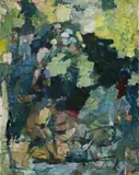 Landscape With Nude by John Passmore, 1940, oil on canvas, sold Nov 2014