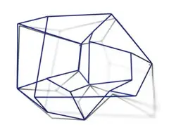 Study For Axiom #1 by Robert Owen, 1999, painted steel, sold Nov 2014
