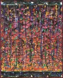 Palisade Riddle by Michael Johnson, 2001, oil on canvas, sold Nov 2014