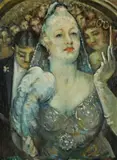 Madam Vip Makes An Entrance by George Bell, 1959, oil on composition board, offered Nov 2014