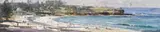 Coogee And The Pacific Ocean by Arthur Streeton, 1907, oil on wood panel, sold Aug 2014