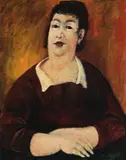 Mrs. Fardakas Of The Acropolis Café by Russell Drysdale, 1972, oil on canvas, offered Aug 2014
