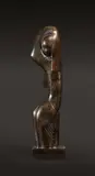 Femme au voile », grand modèle by Statue Jean Lambert-Rucki, Épreuve en bronze à patine brune, sold Dec 2021