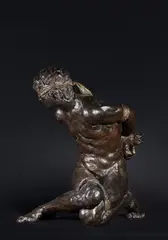 Captif by Hans Marks, 2008, Bronze à patine brune, sold Dec 2021