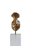 Masque by Patricia Zurini, Épreuve en bronze patiné, sold Dec 2021