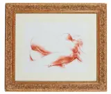 Nu allongé by Antoniucci Volti, Sanguine, sold Dec 2021