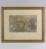 Le bal by Théophile Steinlen, Lithographie, sold Nov 2021