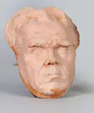 Masque d'Edwin Fischer, pianiste, vers 1947-1948 (?) by Philippe Besnard, Plâtre patiné, sold Apr 2019