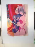 Scènes de cirque by Camille Hilaire, Lithographie en couleur signée et nnotée «E, sold Apr 2019