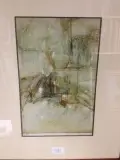 Composition «0712 by Jerzy Stajuda, Aquarelle, sold Apr 2019