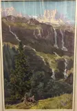 Le sapin by Leonhard Steiner, Aquarelle sur Canson signée en bas à gauche, sold Mar 2019