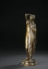 Phryné by James Pradier, Bronze patiné médaille, sold Feb 2024