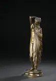 Phryné by James Pradier, Bronze patiné médaille, sold Feb 2024