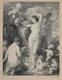 Vénus Anadyomène by Henri-Théodore Fantin-Latour, Lithographie sur chine appliqué sur vélin, sold Jun 2024