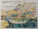 Le vallon des Auffes à Marseille by Yves Brayer, Lithographie signée et numérotée, sold Jun 2024