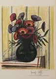 Les Anémones by Bernard Buffet, 1972, Lithographie en couleurs sur papier, sold Feb 2023