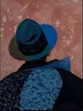 Faust ou l'homme au chapeau by Eduardo Arroyo, 1975, Aquarelle et gouache sur papier, sold Jun 2019