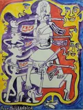 Sans titre by Yvon Taillandier, Gouache sur papier, sold May 2023