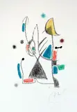 Maravillas con Variaciones Acrósticas" by Joan Miró, 1975, Lithographie originale, sold Apr 2022