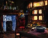 Sans titre - Scène d'intérieur by Jacques Ernotte, Pastel, sold Apr 2022