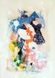 Soir de gala by Léon Bellefleur, Gouache, aquarelle et collage, sold Dec 2021