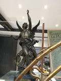 La pensée by Émile Louis Picault, Bronze à patine médaille, sold Oct 2020
