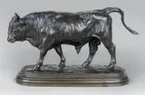 Taureau Marchant by Rosa Bonheur, Epreuve en bronze à patine brun foncé nuancé, sold Jul 2014