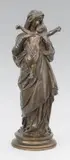Madone à l'enfant by Gustave Doré, Epreuve en bronze à patine brun clair nuancé, sold May 2014