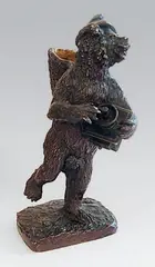 Ours marchand de café by Christophe Fratin, Epreuve en bronze à patine brun nuancé, sold May 2014