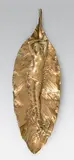 Femme alanguie sur une feuille by Georges Delpérier, Epreuve en bronze dépatiné, sold May 2014