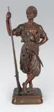 Janissaire by Jean Didier Debut, Epreuve en bronze à patine brun rouge nuancé, sold Apr 2014