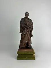 François Rabelais by Henry Étienne Dumaige, Bronze, sold Jan 2025