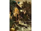 Die Mühle by Carl Schuch, 1846 - 1903 München, Art des, oil on canvas, offered Dec 2015