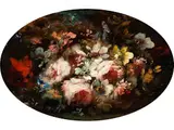 Narcisse Virgile Diaz De La Peña, Prachtvolles Blumenbouquet