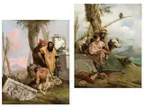 Capriccio-szenen in Landschaften by Giuseppe Bernardino Bison, oil on canvas, offered Sep 2024